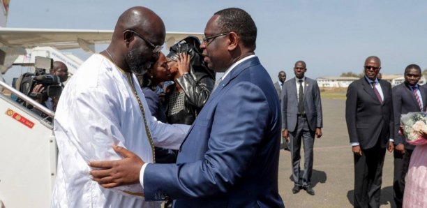 Visite de Travail: Weah demande de l&rsquo;aide à Macky Sall