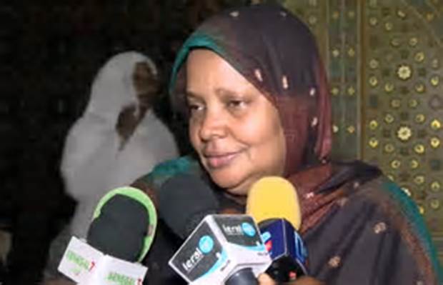 Présentation de condoléances chez Ahmed Khalifa Niass : Salma, la sœur de Sidy Lamine Niasse témoigne