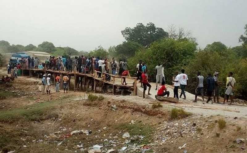 Kolda: L’inauguration du pont artisanal construit par les jeunes du village