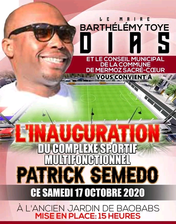 Chantier: Inauguration du complexe sportif de Baobab par le maire Barthelemy Dias