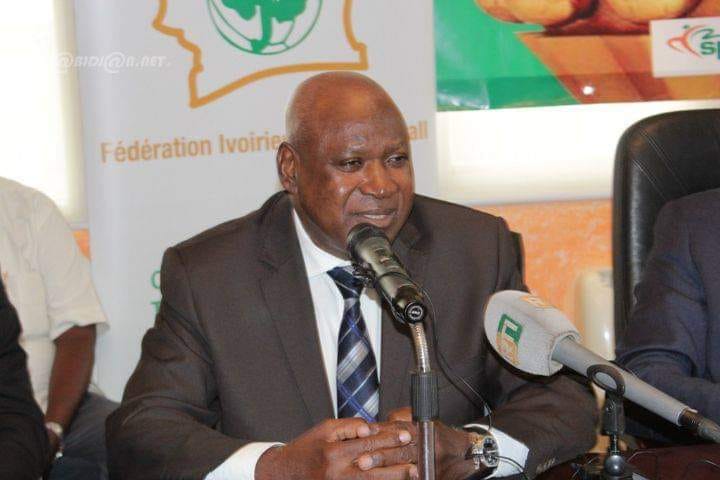 Football: Cote d&rsquo;ivoire ,  Dehoule Omer Kouamé, assure la presidence de la FIF par interim suite au dece
