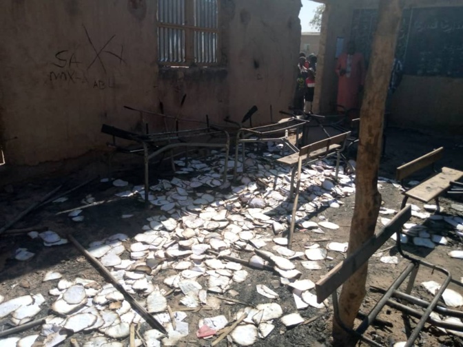 École Tambacounda : Un élève réduit en cendres une classe de CE1