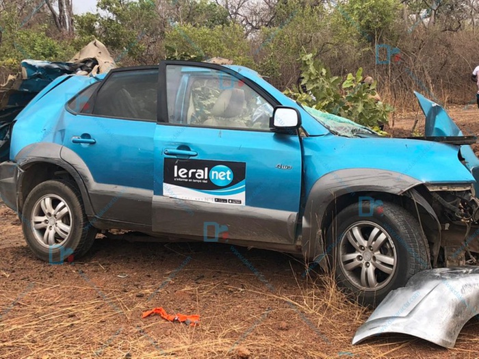 Société: Tournée économique du Chef de l’Etat/ les reporters de Leral victimes d’un accident (3 morts et 2 blessés graves) IMAGES.