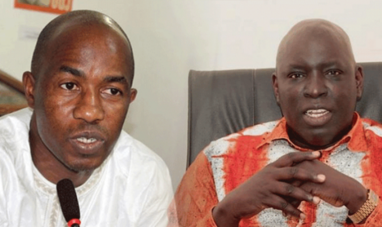 Souleymane Téliko et Madianbal Diagne se renvoient la balle  à la barre