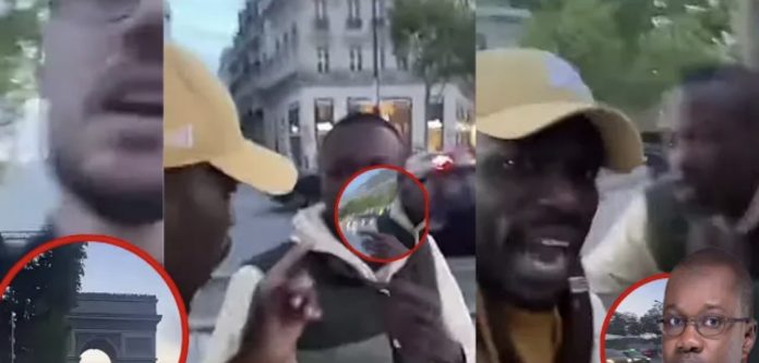 Manifestation Yewwi à Paris : L’Activiste de l’APR Khaliphone Sall malmené et hué