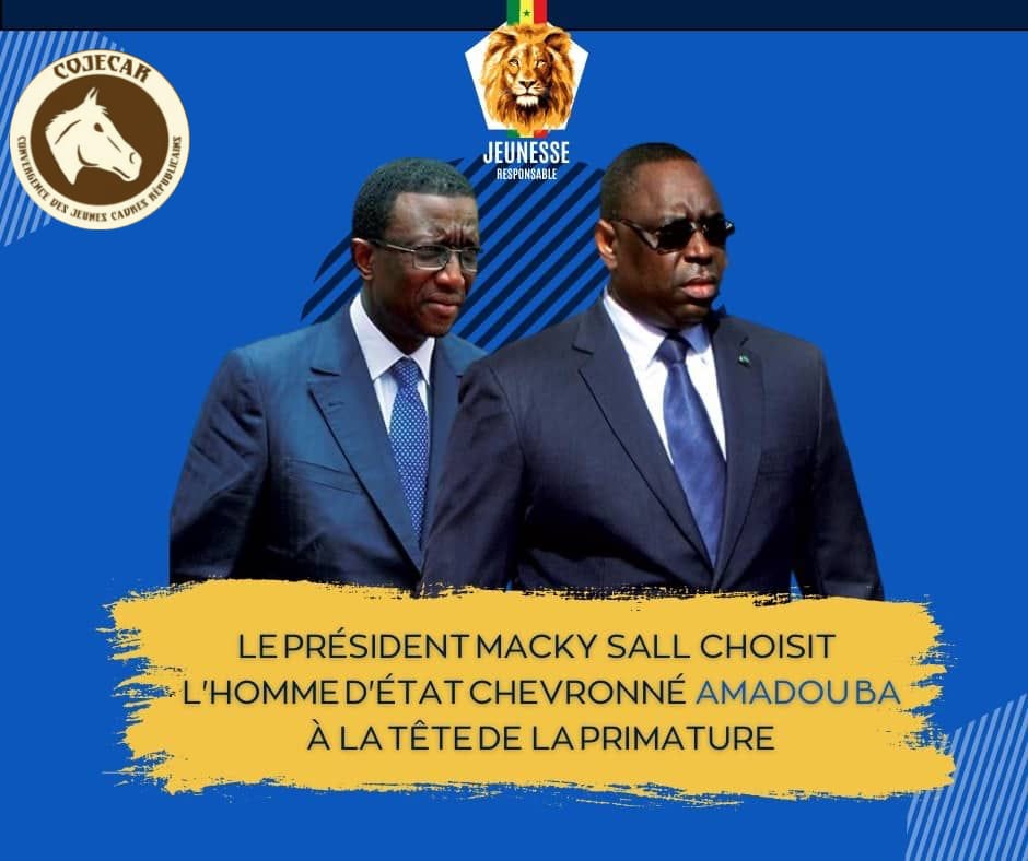 Contribution : Le PM,Monsieur Amadou Ba, Homme du sérail aux compétences inégalables est aux commandes.( La cojecar)