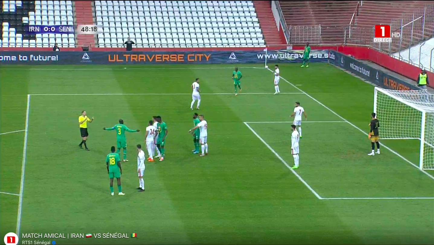Match Amical : le Sénégal accroché par l&rsquo;Iran (1-1)