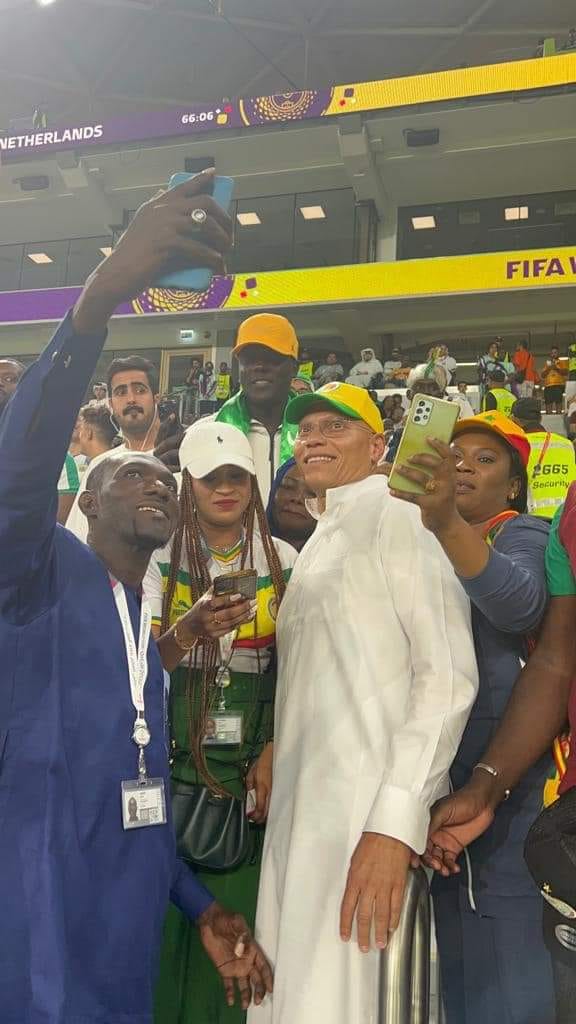 Qatar 2022 : Karim Wade dans les gradins pour supporter les lions