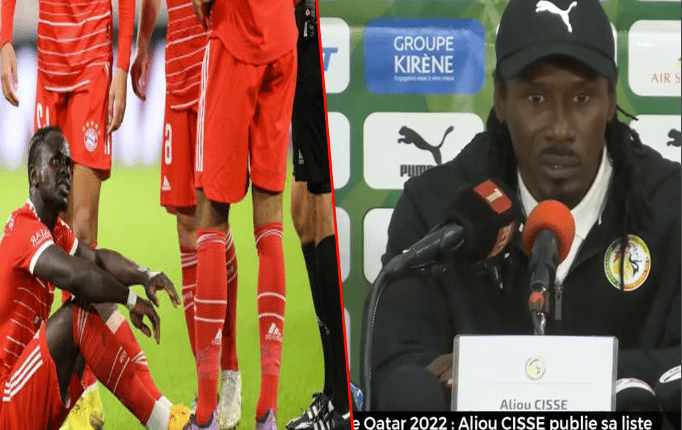 Equipe Nationale : Aliou Cissé ne compte pas remplacer Sadio Mané