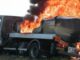 Diamniadio : un camion-citerne transportant de fioul prend feu