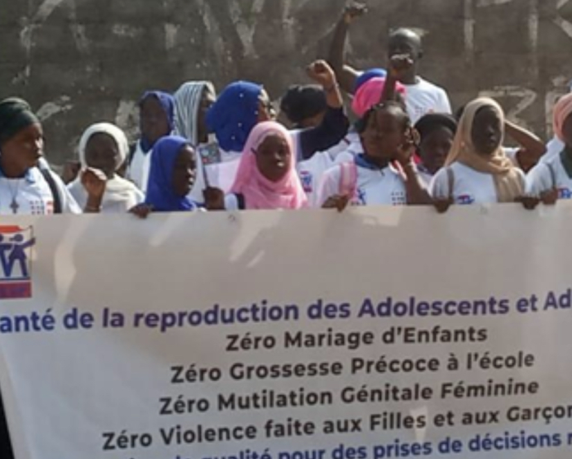 Sédhiou : Les élèves font une marche pacifique pour sensibiliser contre les violences basées sur le genre