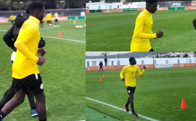 CHAN 2022 : Pape Thiaw se prononce sur la disponibilité de Lamine Camara contre la Mauritanie