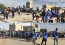 Lycée de Kaolack : Les élèves battent le macadam