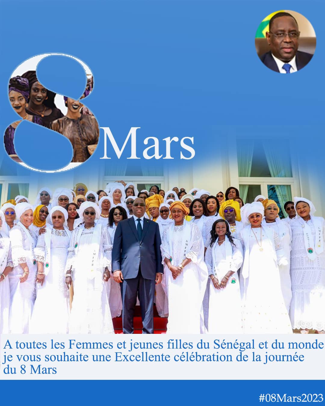 Journée mondiale de la femme  : Macky Sall célèbre le 8mars sur Twitter