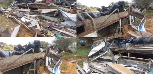 Accident de la route à Louga: Voici les premières images du drame passé à…morts
