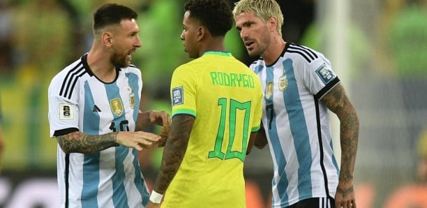 Les footbaulleurs brasiliens Messi, Rodrygo ciblés par du racisme