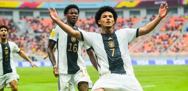 Football : L&rsquo;équipe allemande U17  décroche sa place en finale