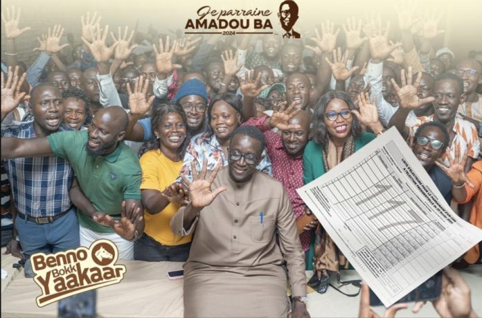 Benno Bokk Yakaar dit avoir franchi le seuil des 3 millions de parrainages pour Amadou Ba