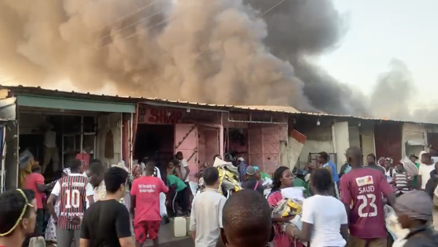 Ziguinchor : Le marché Saint-Maur de Boucotte ravagé par des flammes!