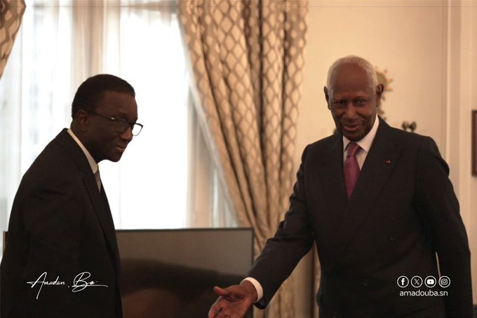 Séjour à Paris : le rencontre du PM Amadou Bâ avec l’ex président Abdou Diouf