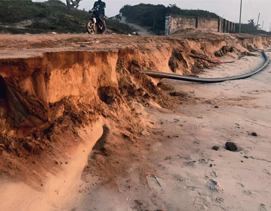 Kafountine : L’avancée de la mer préoccupe