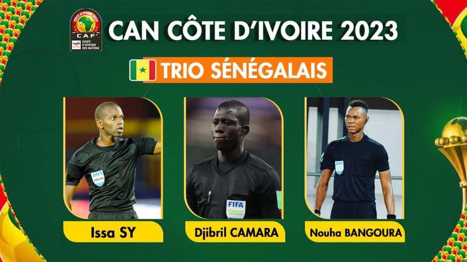 CAN2023: Nigeria/Angola trois arbitres sénégalais au sifflé…