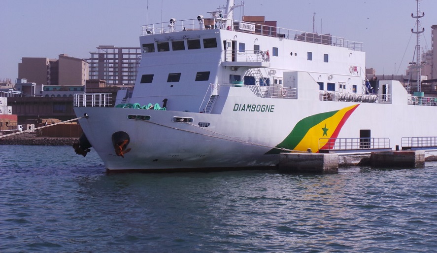 Liaison maritime : Le navire « Diambogne » avec son équipage, sans les passagers effectuera ce 29 mars un trajet de balisage de Dakar á Ziguinchor
