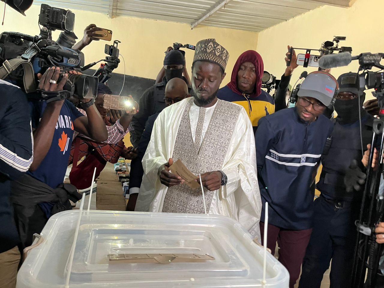 Ndiaganiao : Le Président Bassirou Diomaye Diakhar Faye a voté