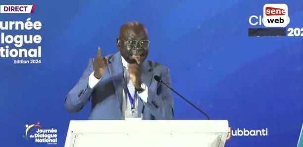 Amady Ba, président de la commission scientifique livre les statistiques qui sont issues de la …