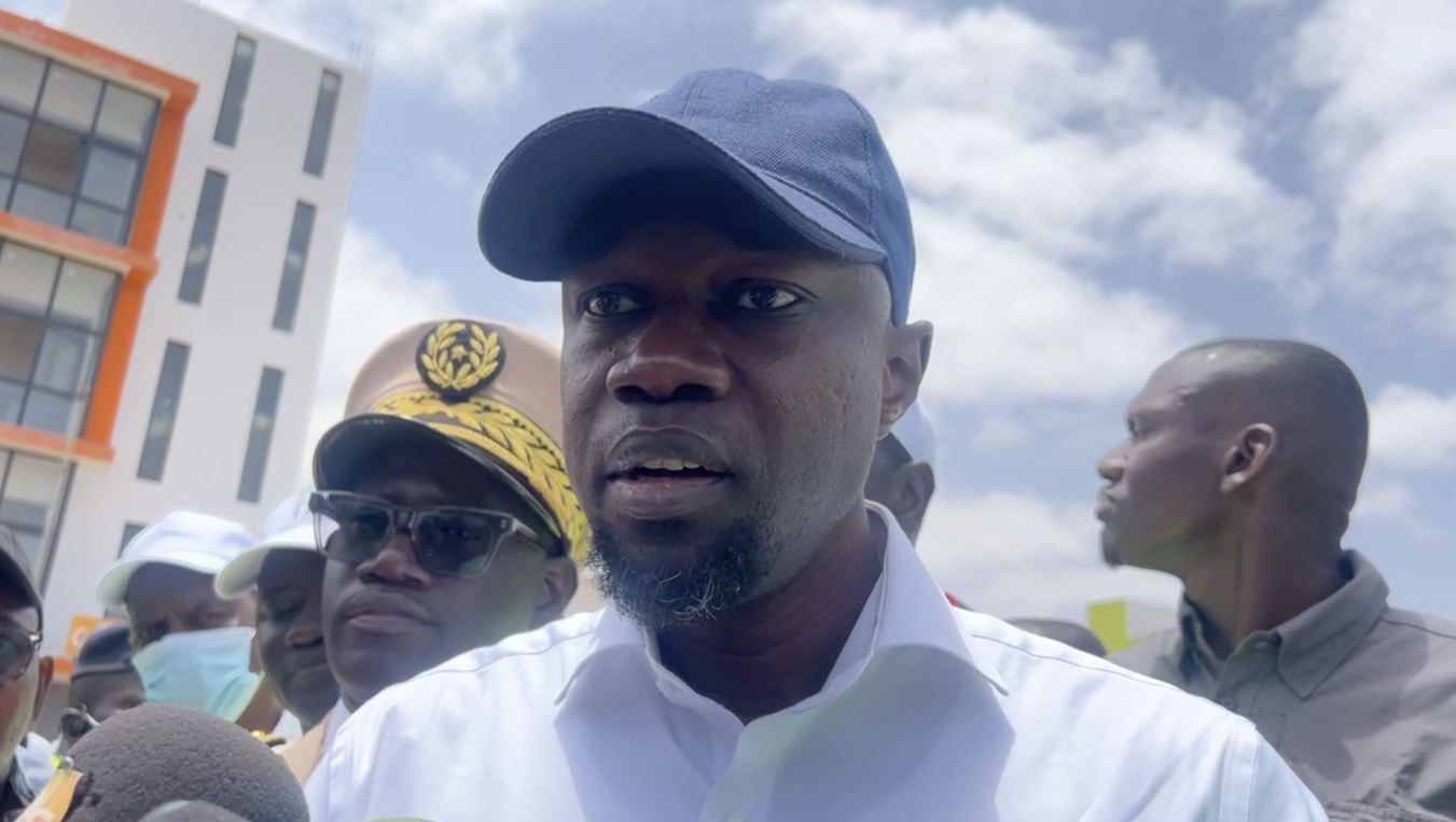 Colobane : Ousmane Sonko condamne les méthodes de déguerpissement