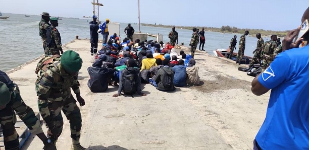 ÉMIGRATION IRRÉGULIÈRE : 57 MIGRANTS INTERPELLÉS À SAINT-LOUIS