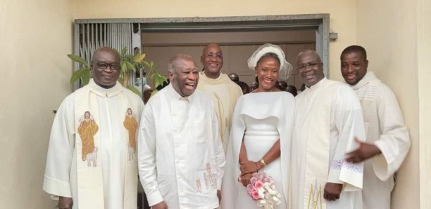 L&rsquo;ex président de la Côte d&rsquo;Ivoire Laurent Gbagbo se remarie avec Nady Bamba