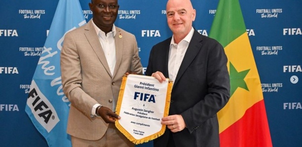 JO Paris 2024 : Augustin Senghor a rencontré Gianni Infantino