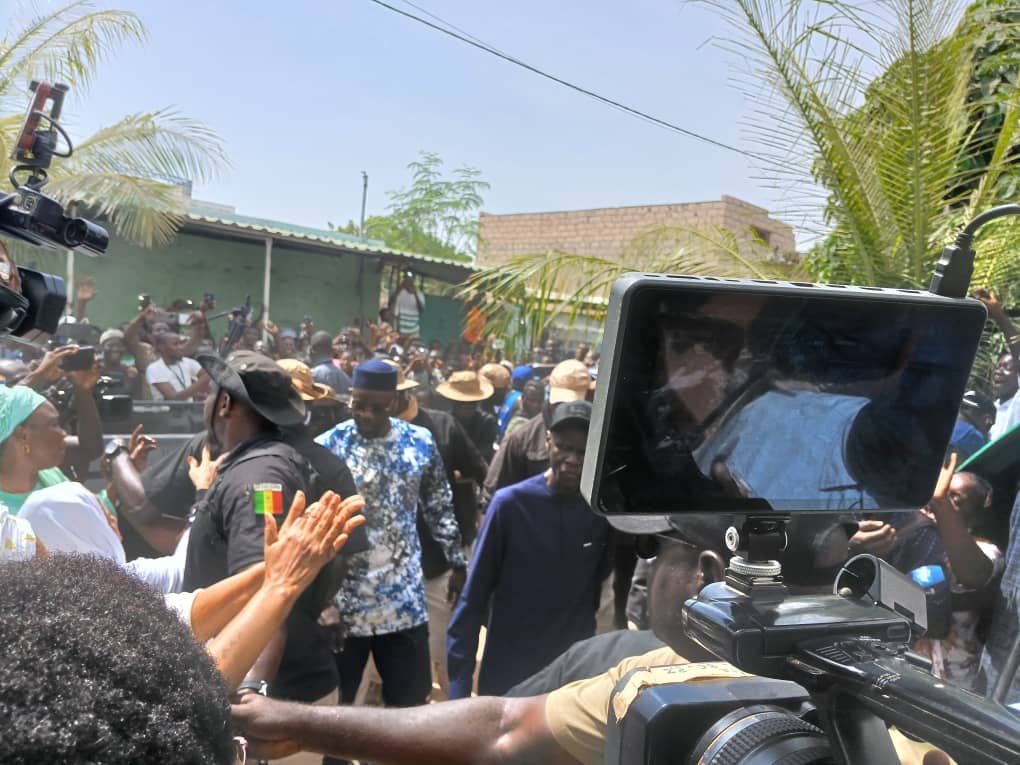 Campagne électorale: Sonko en visite chez le Khalife de Médina Baye de Kaolack