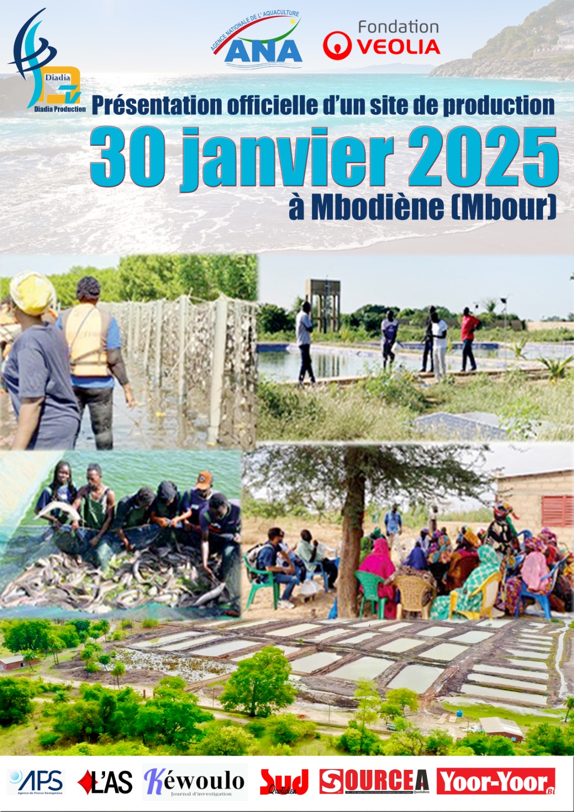 Mbodiène : Une écloserie pilote pour réinventer l’aquaculture durable au Sénégal