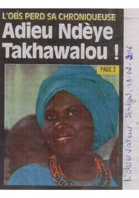 Aminata Zaaria : Une plume libre, une voix immortelle