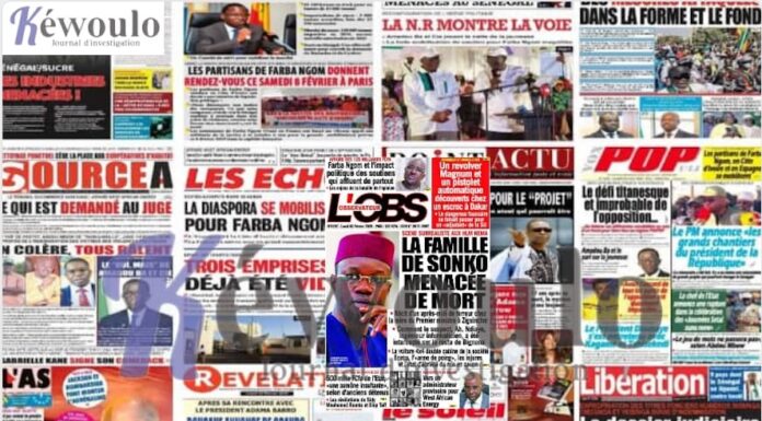 Revue presse Sénégal : Entre rigueur budgétaire et colère sociale