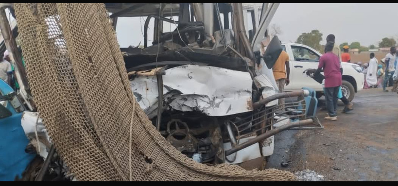 Vélingara: Une collision entre un camion et un minicar transportant des élèves fait 2 morts et 29 blessés