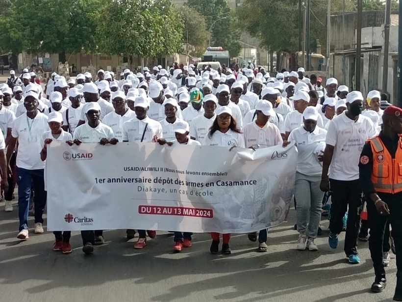 Ziguinchor : Une marche organisée pour le deuxième anniversaire du dépôt des armes du front Nord du MFDC
