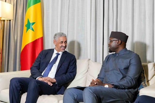PM Ousmane Sonko reçoit Sidi Ould TAH, président élu de la BAD, à Abidjan