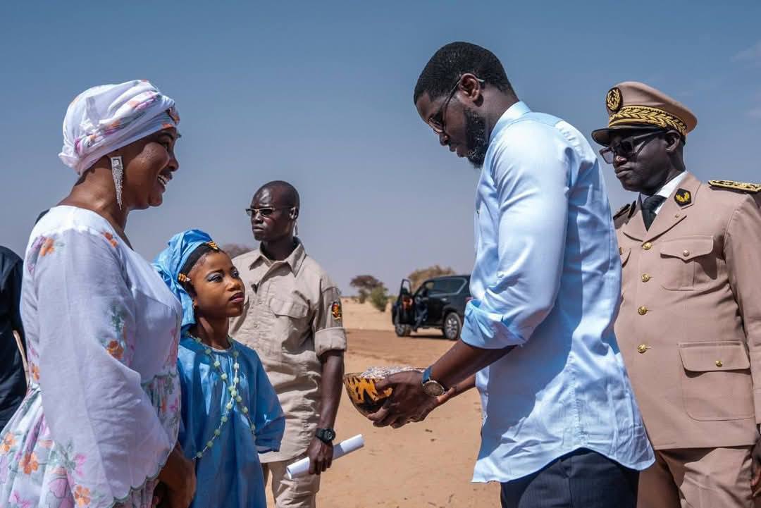 Ndiayène Pendao : Diomaye a visité le centre de groupage Boubé et le casier rizicole de Saré Walo