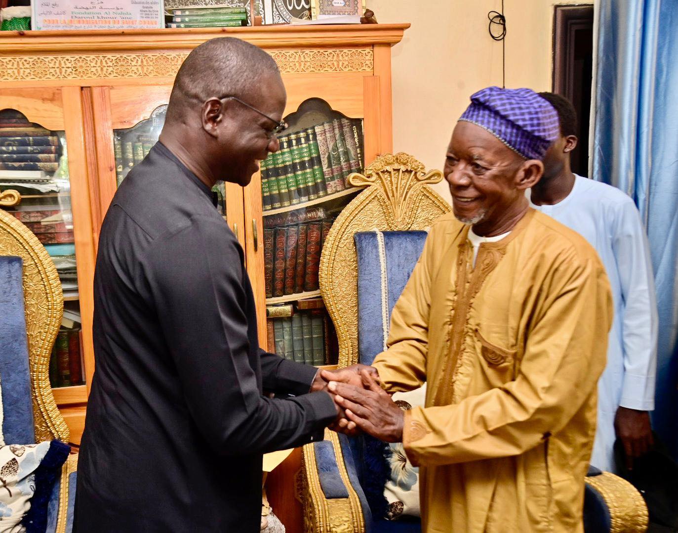 Médina Baye : Rencontre bénie entre le Ministre Abdourahmane Diouf et le Khalife Cheikh Mahi Niass