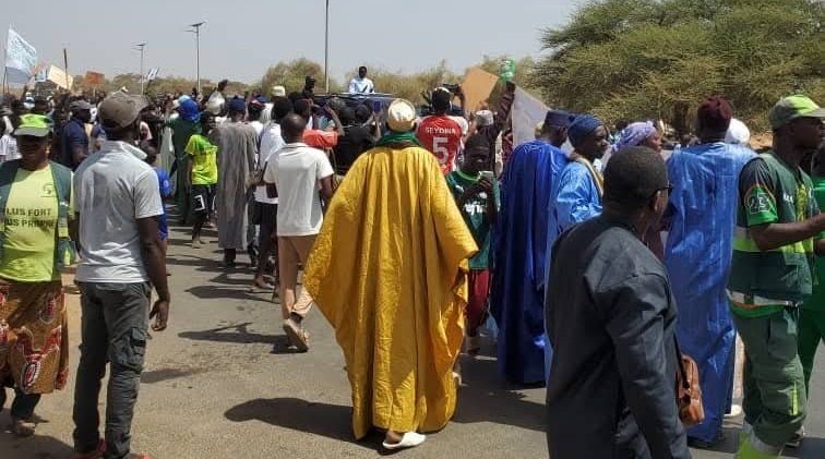 Saint Louis : Un accueil chaleureux réservé au président Bassirou Diomaye Faye à Boubé