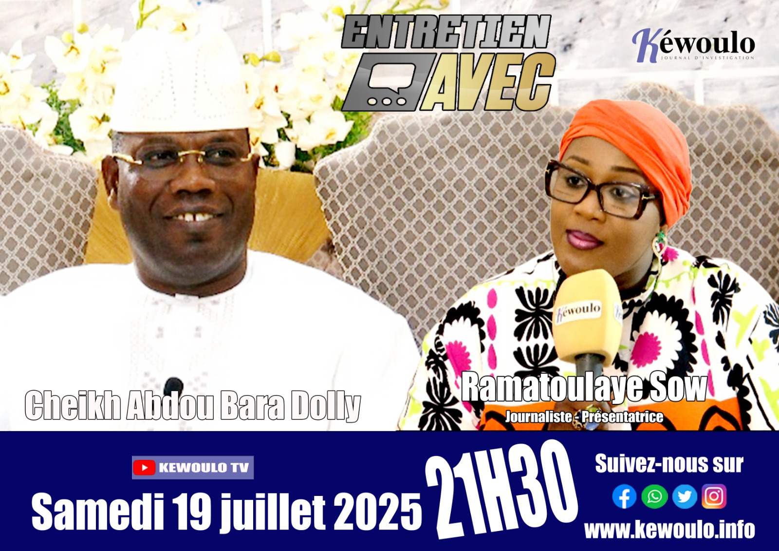 ?Suivez en direct Entretien Avec: Cheikh Bara Dolly se livre Soutien indéfectible à Sonko et révélation sur l&rsquo;hospitalisation…