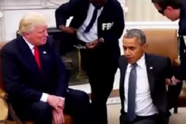 Etats-Unis : Une fausse vidéo de l’arrestation d’Obama fait polémique sur les réseaux sociaux