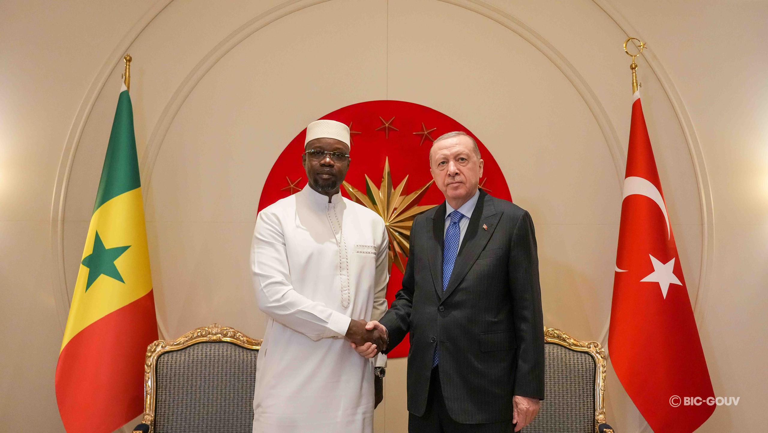 Ousmane Sonko achève sa visite en Türkiye par des accords stratégiques avec Recep Tayyip Erdoğan