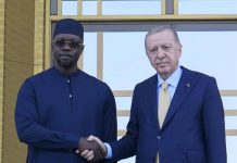 Diplomatie : Ousmane Sonko reçu par Recep Tayyip Erdogan à Ankara