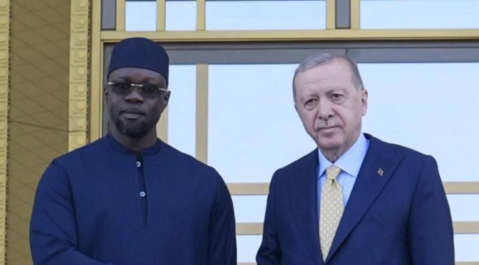 Diplomatie : Ousmane Sonko reçu par Recep Tayyip Erdogan à Ankara