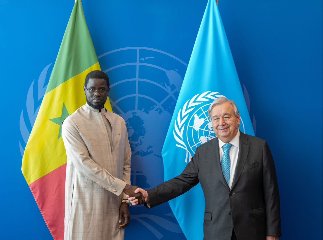 Sénégal – ONU : Bassirou Diomaye Faye et Antonio Guterres plaident pour un multilatéralisme plus humain et équitable