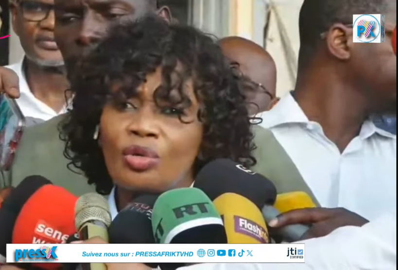Après sa libération, Maïmouna Ndour Faye appelle au respect du code de la presse et dénonce la coupure des signaux de 7TV et TFM